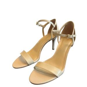 MICHAEL KORS NUDE HEEL SANDALS